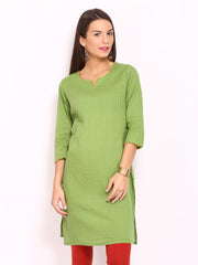 Anouk Women Green Kurta
