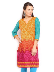 Anouk Women Multicoloured Printed Kurta