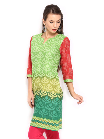 Anouk Women Multicoloured Printed Kurta