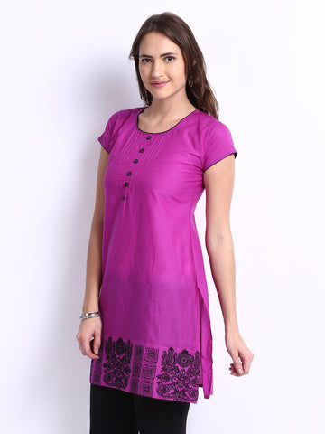Anouk Women Purple Kurta