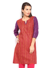Anouk Women Red Printed Kurta