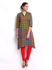 Anouk Women Multi-Coloured Printed Kurta