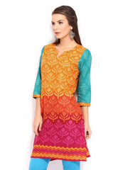 Anouk Women Multicoloured Printed Kurta