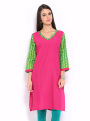 Anouk Women Pink Kurta