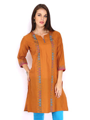 Anouk Women Orange Kurta