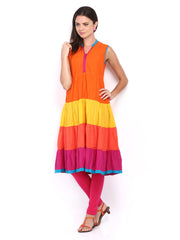 Anouk Women Multicoloured Anarkali Kurta