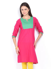 Anouk Women Pink Kurta