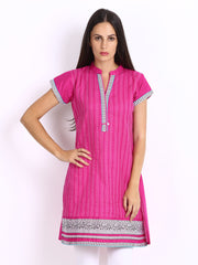 Anouk Women Pink Kurta