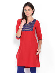 Anouk Women Red Kurta