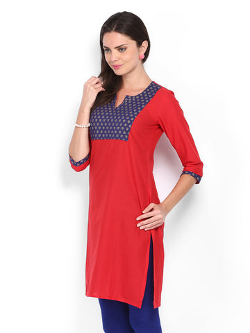 Anouk Women Red Kurta