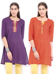 Anouk Women Selection of 2 Kurtas
