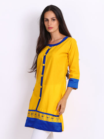Anouk Women Yellow Kurta