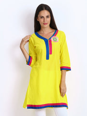 Anouk Women Yellow Kurta