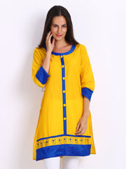 Anouk Women Yellow Kurta