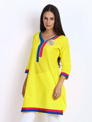 Anouk Women Yellow Kurta