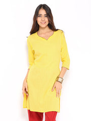 Anouk Women Yellow Kurta