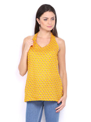 Anouk Women Yellow Printed Kurti