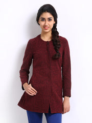 Arrow Woman Red &amp; Black Coat