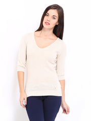 Arrow Woman Beige Sweater