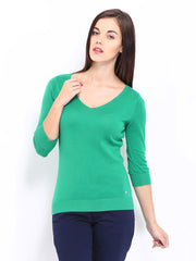 Arrow Woman Green Sweater