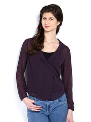 Arrow Woman Dark Purple Top