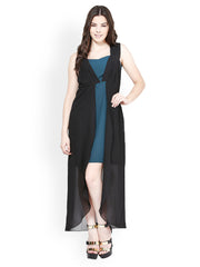 Athena Green &amp; Black Maxi Dress
