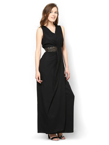 Athena Black Maxi Dress
