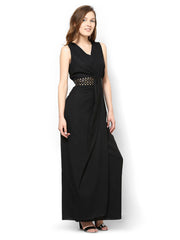 Athena Black Maxi Dress