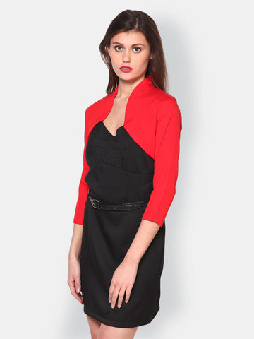 Athena Women Red Shrug