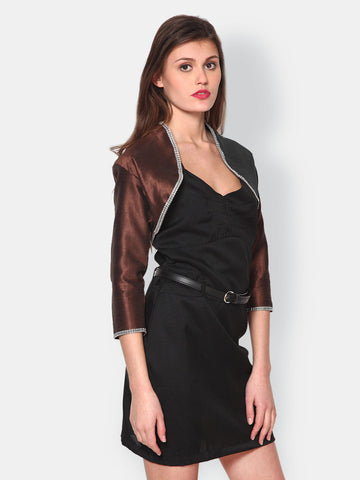 Athena Women Brown Shrug