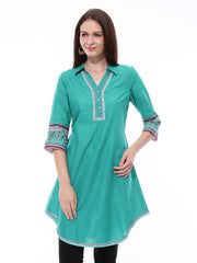 Aurelia Women Green Kurta