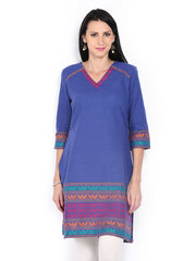 Aurelia Women Blue Kurta