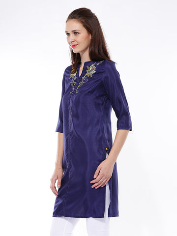Aurelia Women Blue Kurta