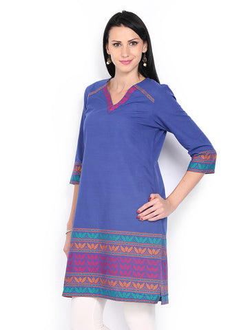 Aurelia Women Blue Kurta