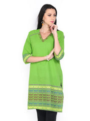 Aurelia Women Green Kurta