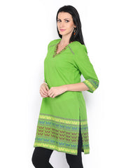Aurelia Women Green Kurta