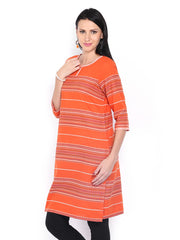 Aurelia Women Orange Kurta