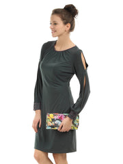 Avirate Women Charcoal Grey Dress