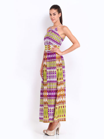 Avirate Multi-Coloured Printed Maxi Dress