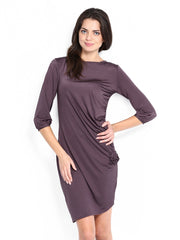 Avirate Brown Tailored Dress