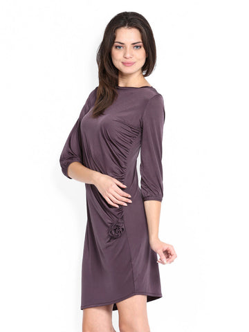 Avirate Brown Tailored Dress