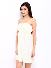 Avirate White Lace Tube Dress