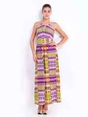 Avirate Multi-Coloured Printed Maxi Dress