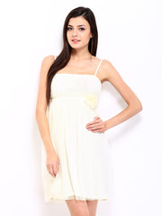 Avirate White Lace Tube Dress