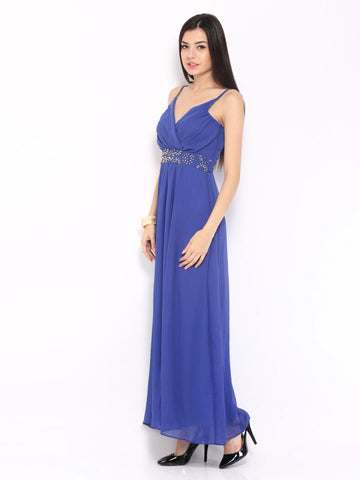 Avirate Blue Maxi Dress