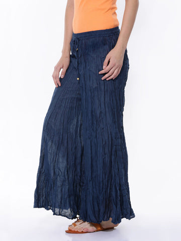 BIBA Women Navy Farshi Trousers