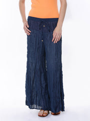 BIBA Women Navy Farshi Trousers