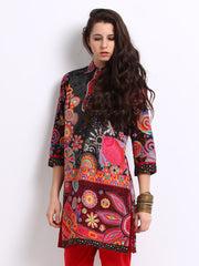 BIBA Women Multi-Coloured Rockstar Printed Kurta