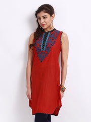 BIBA Women Red Kurta