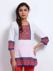 BIBA Women White Kurti